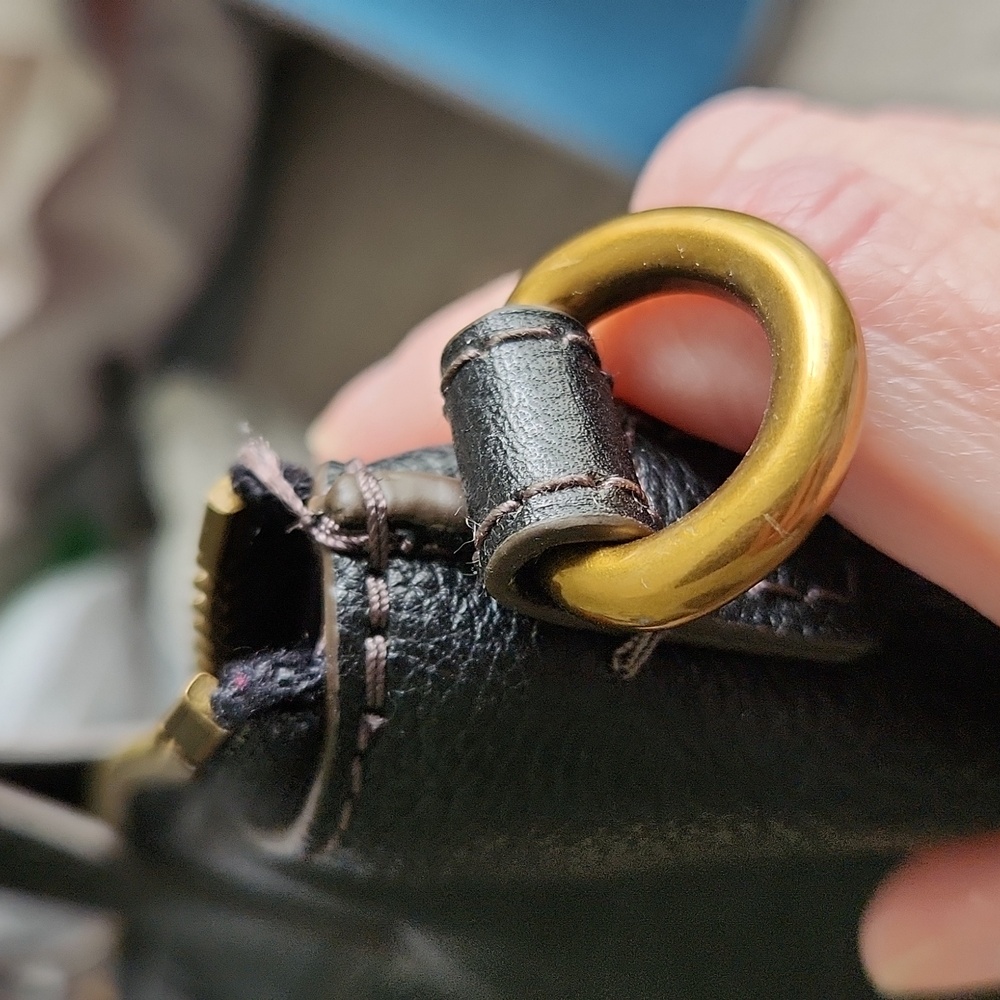 Fossil Black Leather Crossbody - Picture 9 of 9